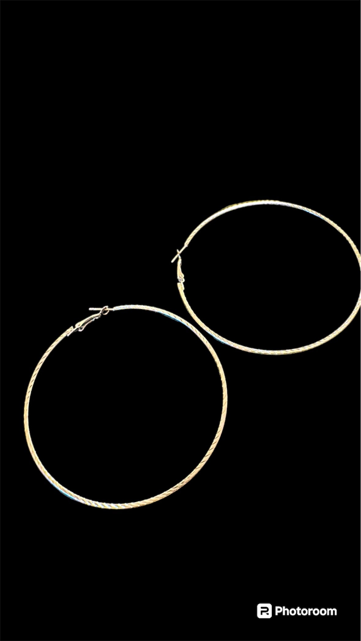 Not So Basic Silver hoop Earrings