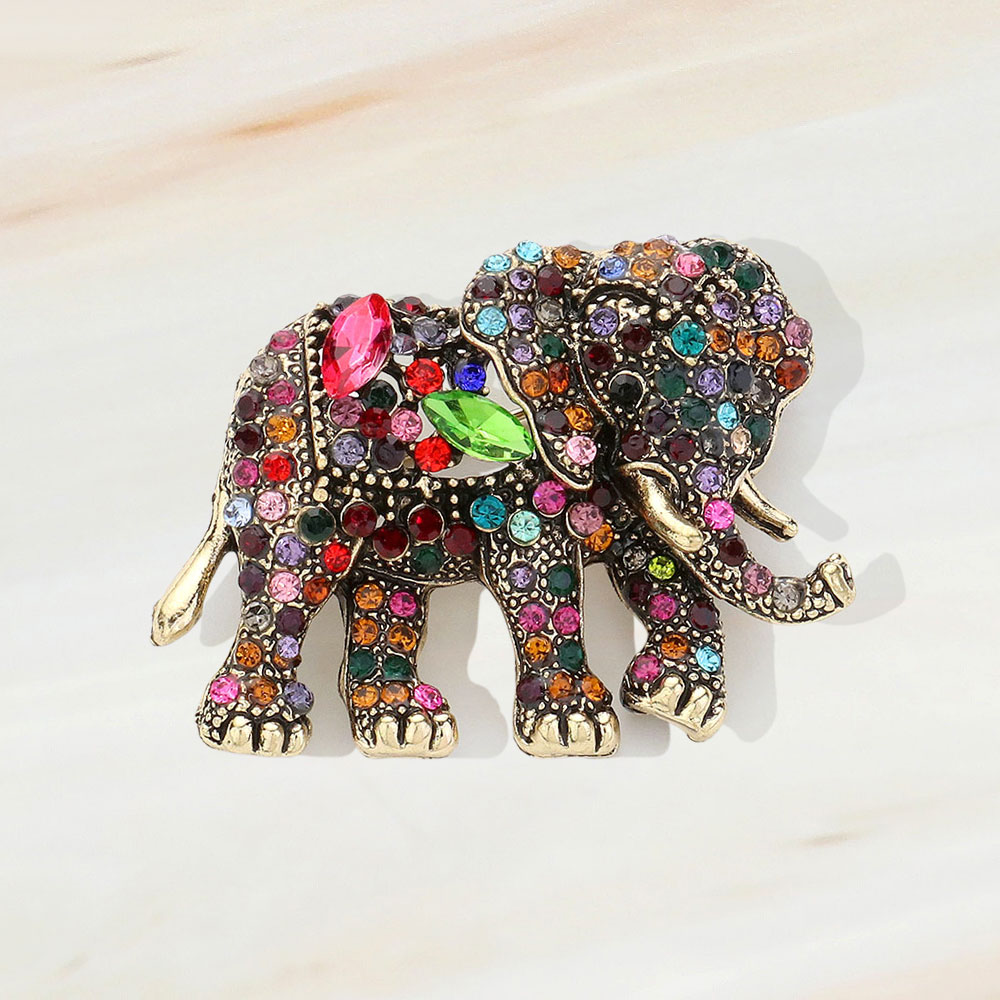 Elegant Elephant 🐘 Brooch