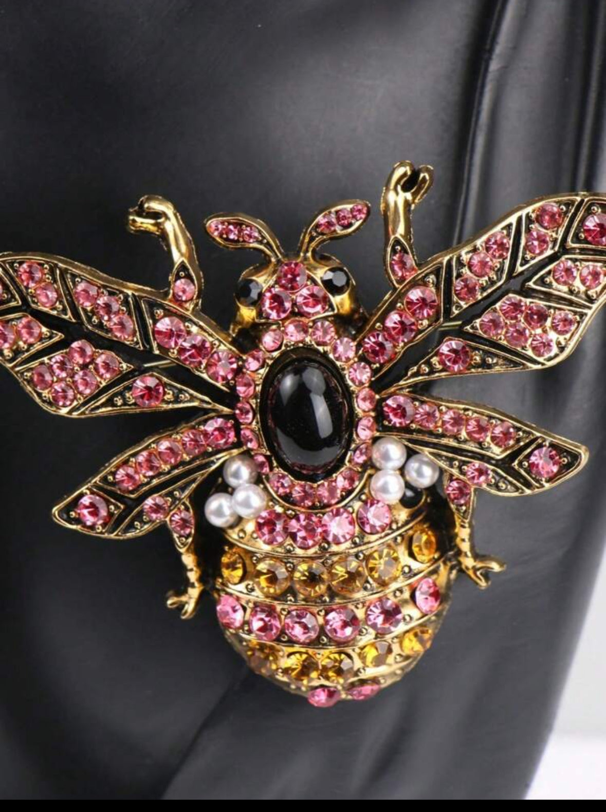 Hot Pink Mix XL Brooch