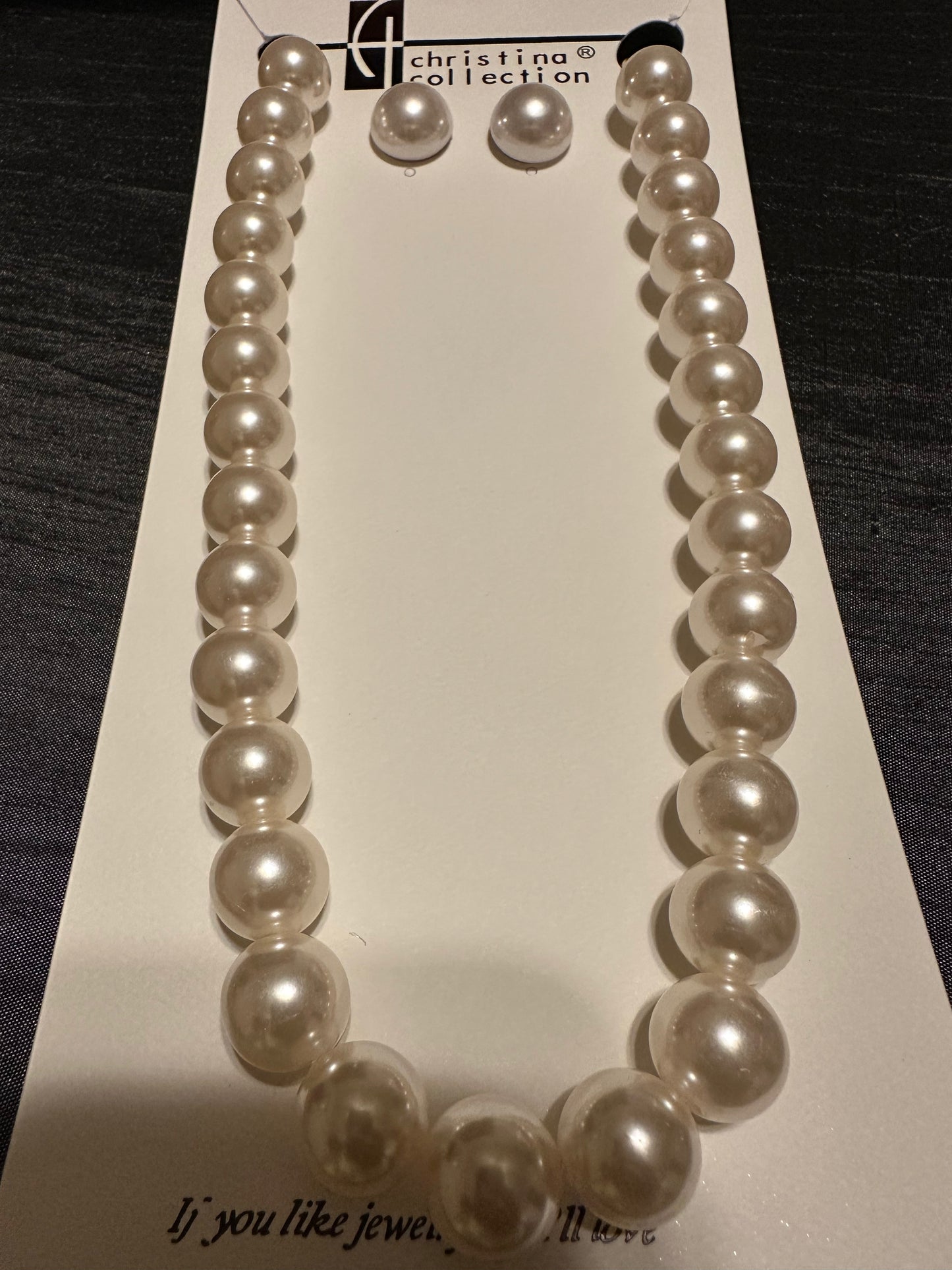 12 MM Pearl Necklace Aet