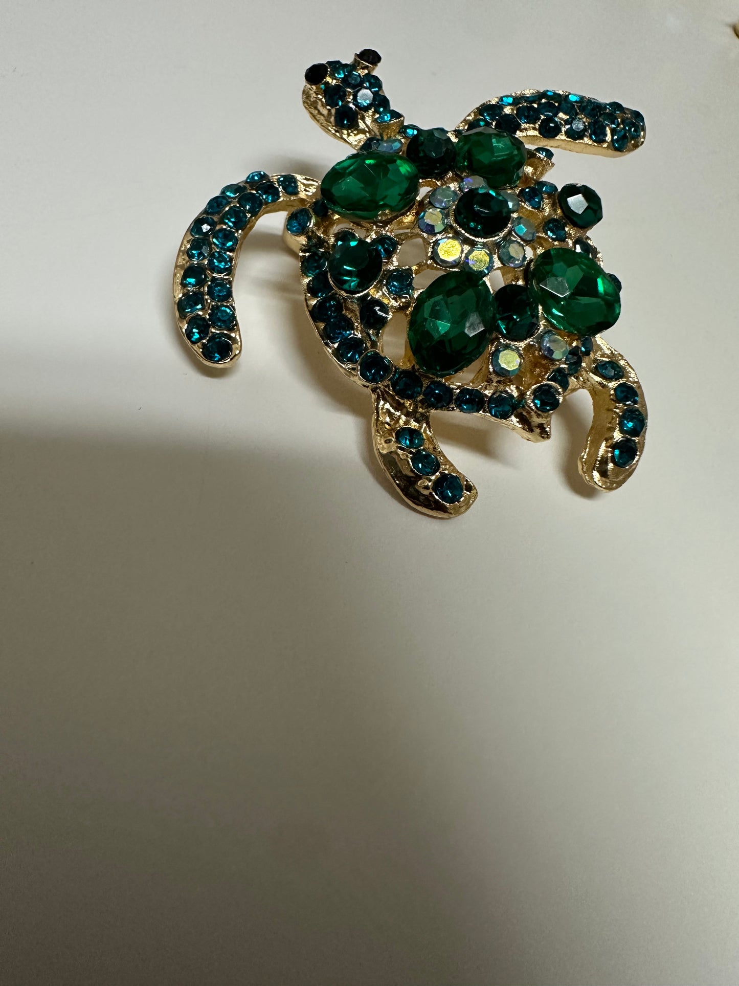 Turquoise and Green Sea Turtle