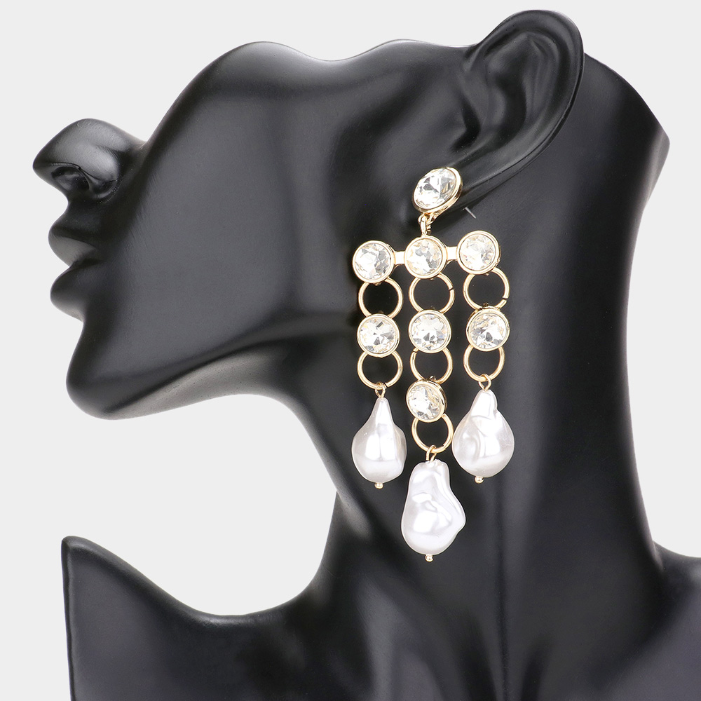 Pearl Statement Earrings