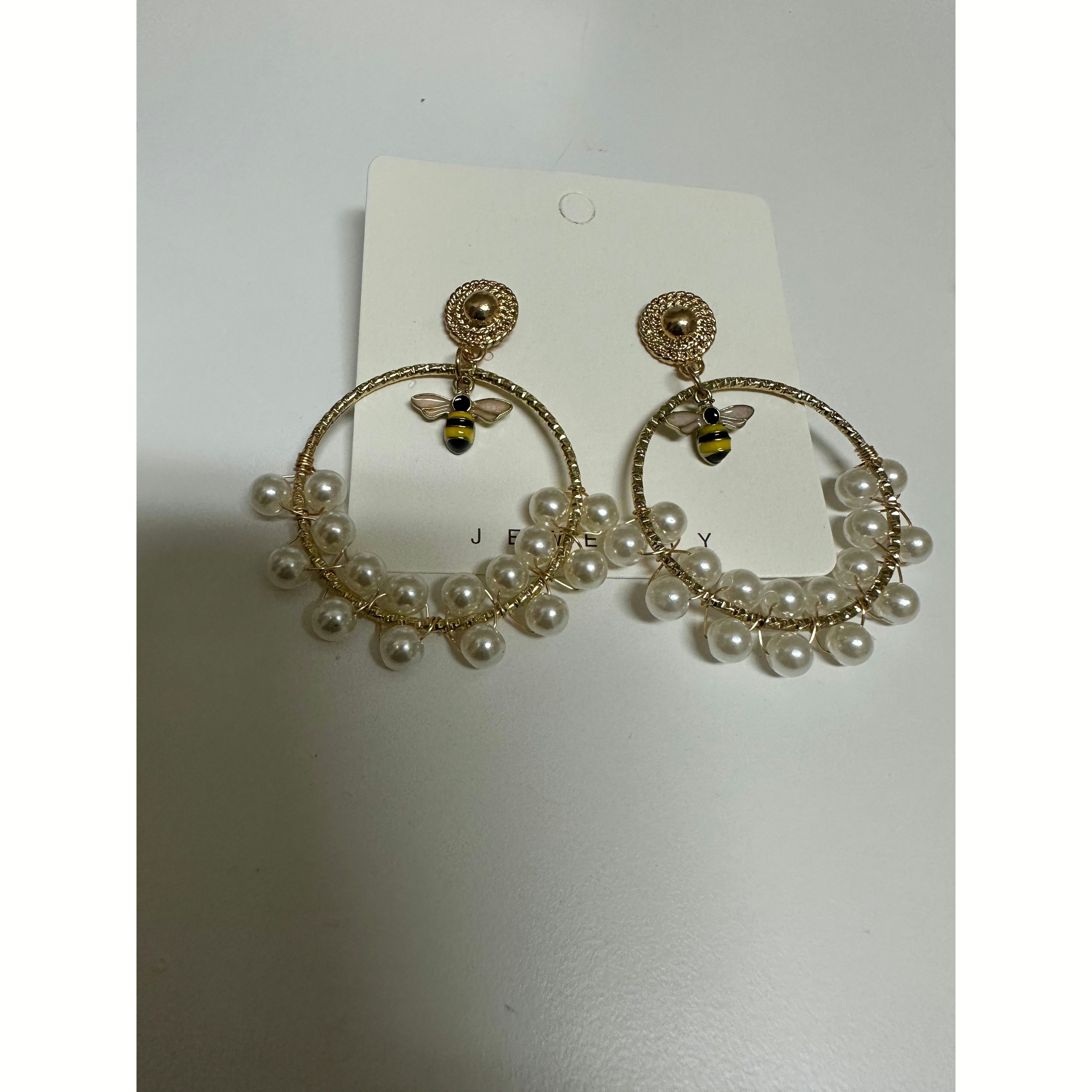 Pearl Bee Earrings