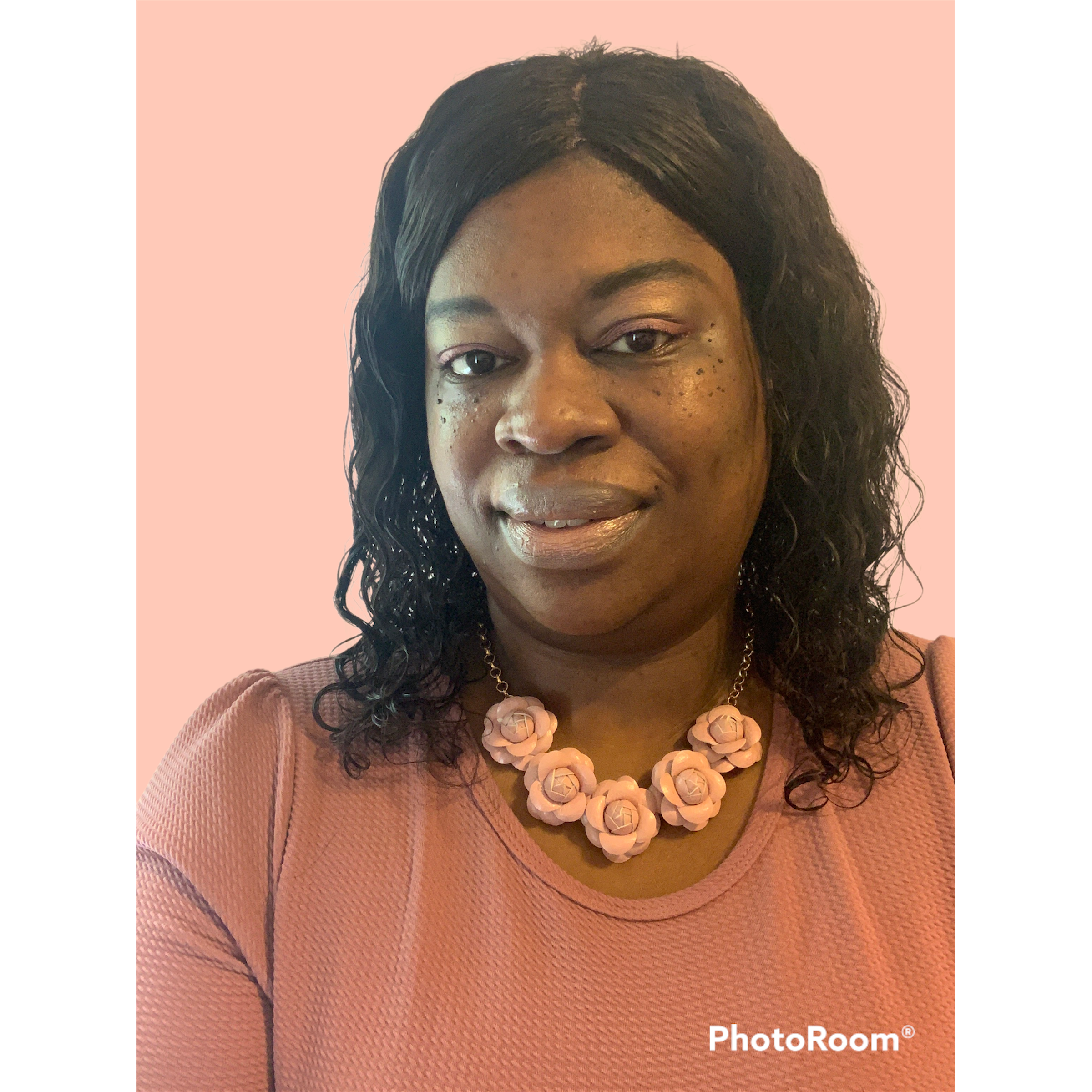 Pink Camille Rose Necklace
