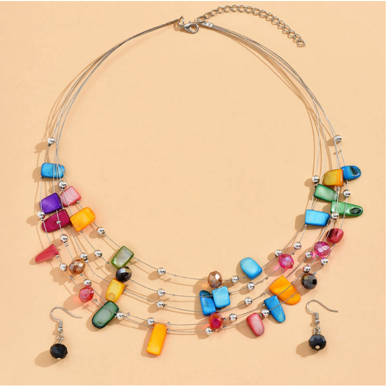 Gina- Multi Necklace Set