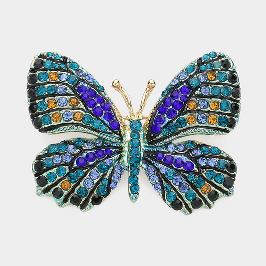 Dazzle Butterfly Brooch