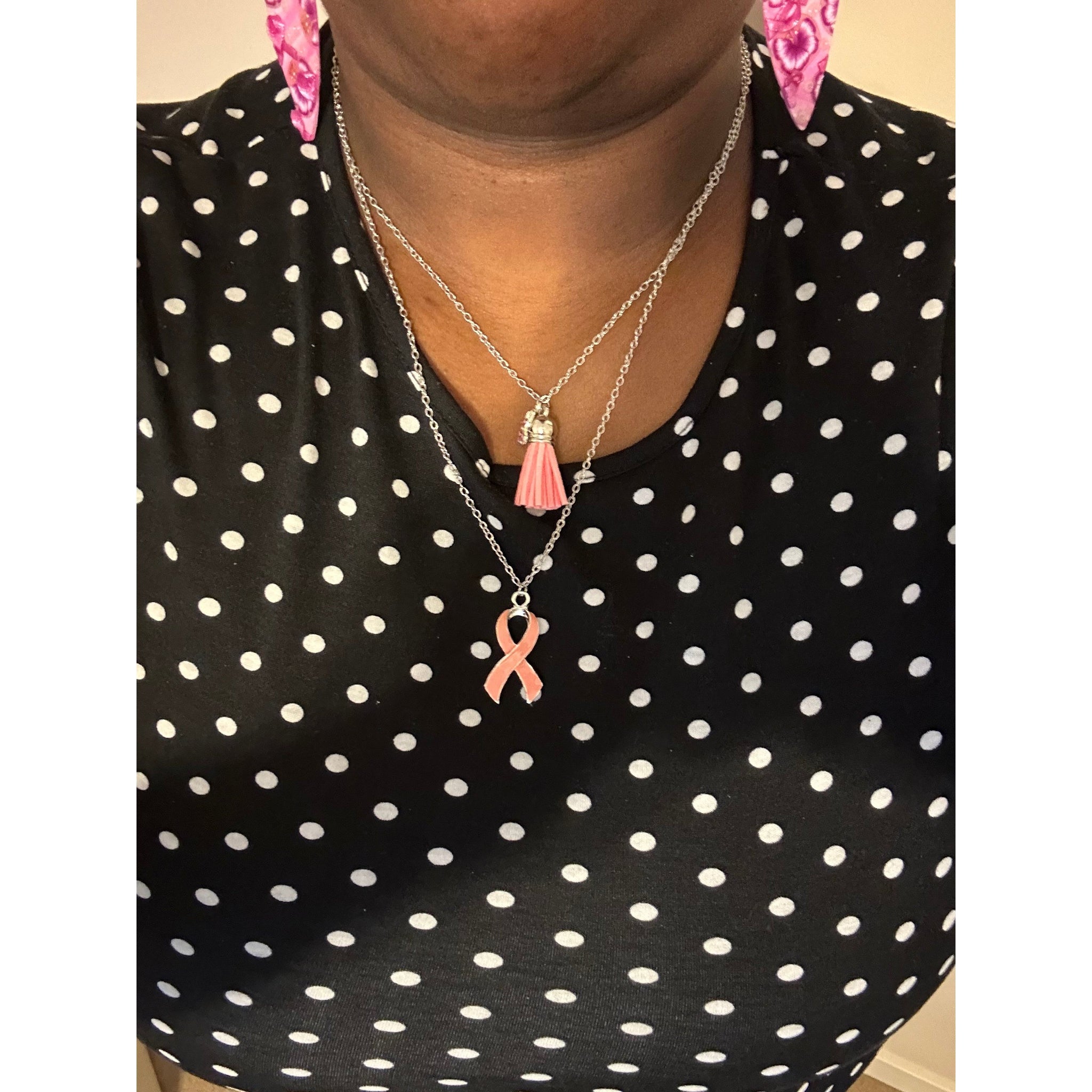 Breast cancer awareness Necklace
