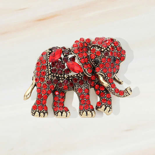 Elegant Elephant 🐘 Brooch