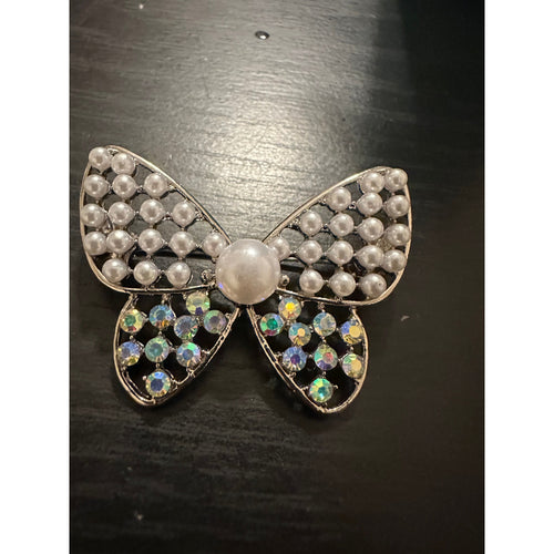 Butterfly Pearl pins