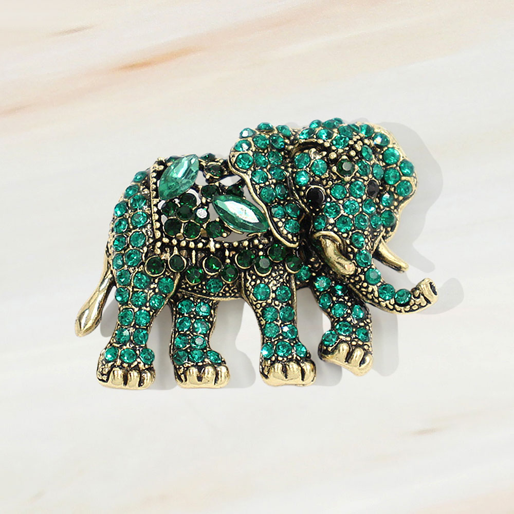 Elegant Elephant 🐘 Brooch