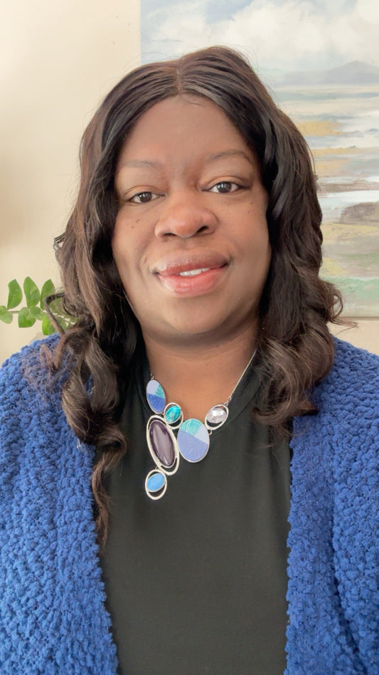 Royal Blue Mix Necklace Set