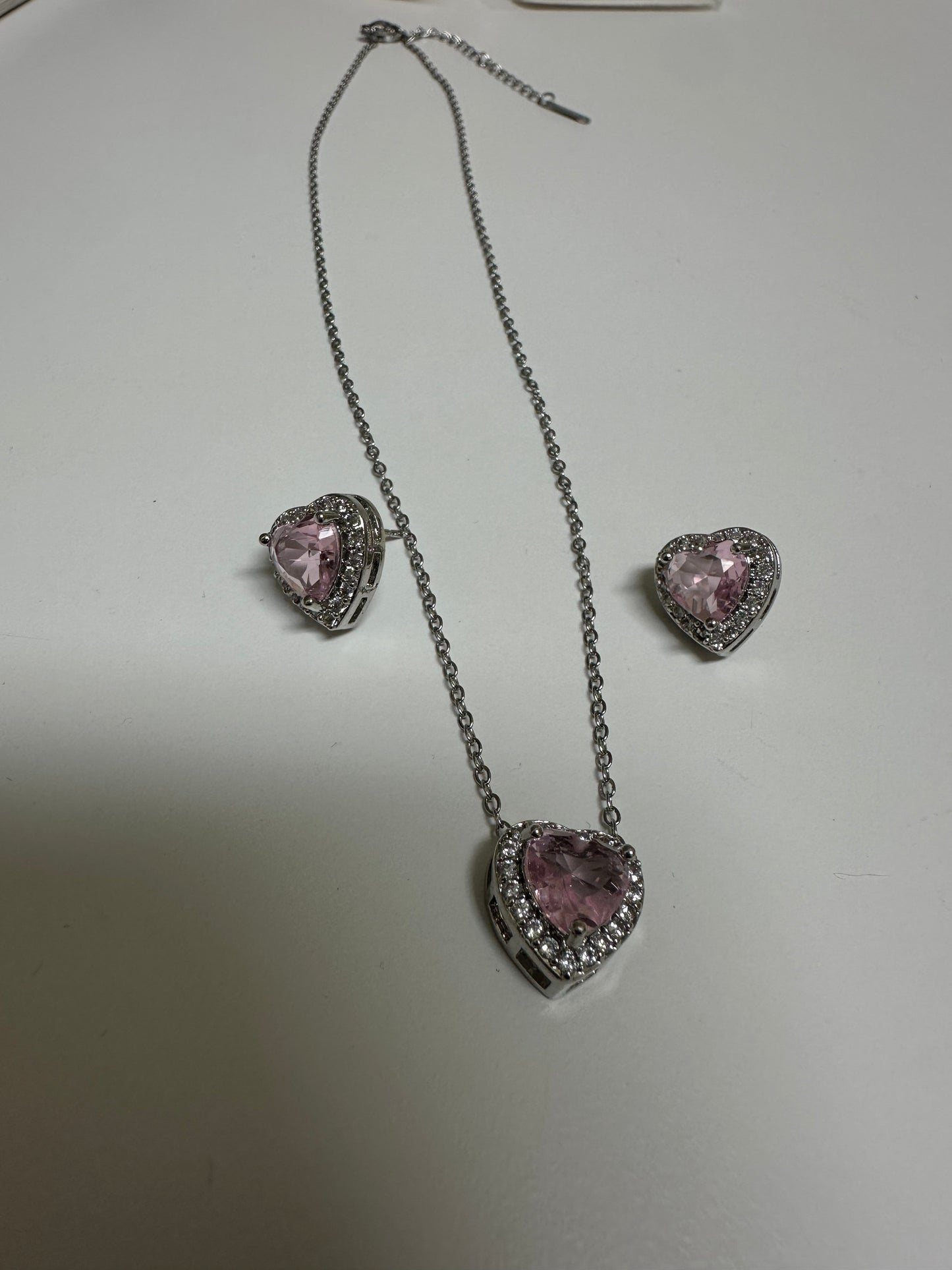 Pink Heart 💖 Pendant Necklace