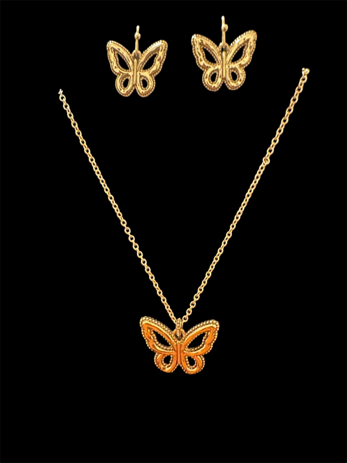 Silver Butterfly Set