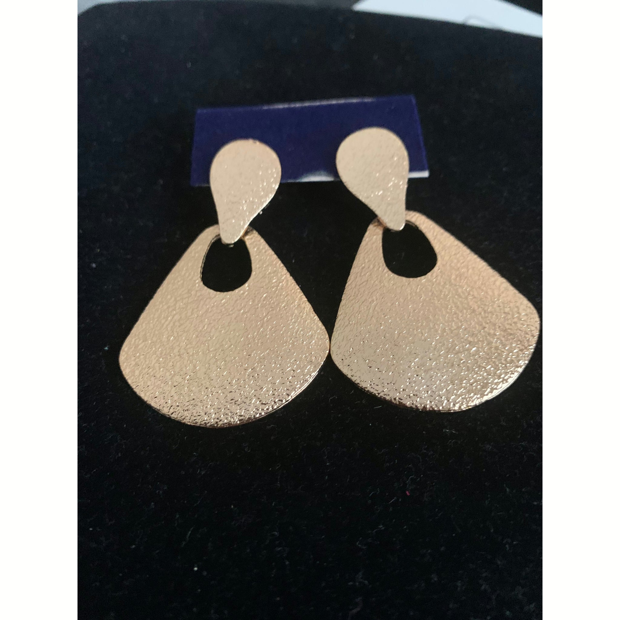Textured Gold  Earrings